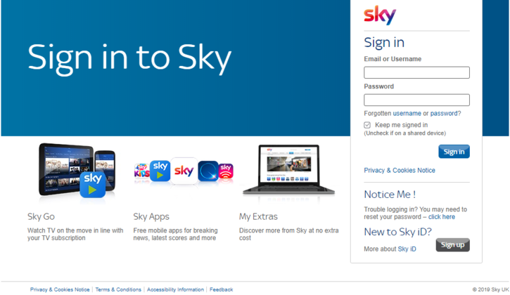 sky-sign in